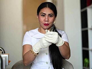 Latex Glove Asmr In Hospital Setting With Nurse And Patient