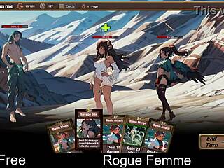 Damn! Rogue Femme in wild transsexual hentai action!