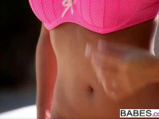 Chikita in pink bikini in hot scene with facesitting and licking