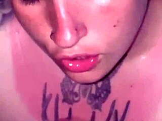 Young blonde gets sunburn and gives deepthroat blowjob