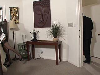 My Maid Was Without Panties Under Her Uniform, And I Lost Control Doing Titty Fuck On Her Shaved Pussy