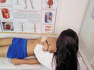 Latina Nurse Makes Patient Rock Hard with Intense Handjob Action!