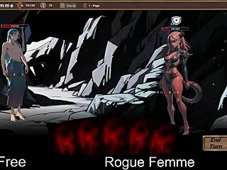 Damn! Rogue Femme in wild transsexual hentai action!