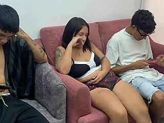Skinny blonde gets her holes filled with hot cum load