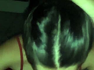 novinha debora prado giving deep blowjob at night with monster cock