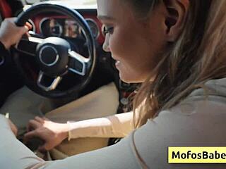 sexy horny blonde teen 18+ chloe rose gives wet blowjob to friend charles dera. watch her suck skillfully!