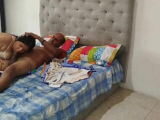 Sharing a bed with my stepfather and having great sex