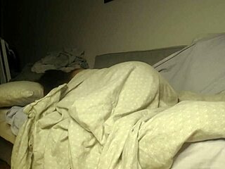 Stepson’s ass getting creampied under the blanket