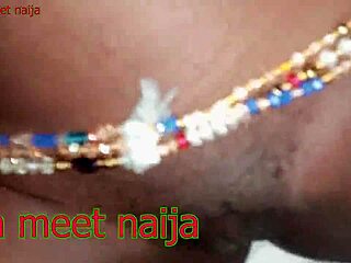 Ebony Woman Plays with Her Pussy Before Fucking It with a Coke Bottle