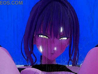 Karin in Swimsuit - Stunning Hentai 3D Anime