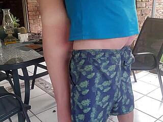 Outdoor Encounter With Neighbor's Wife