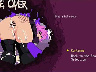 Hentai game: Udonge girl with pink hair - commented gameplay
