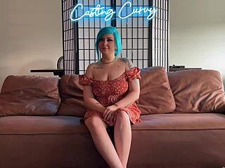 casting curvy real stepmom for a reality audition, focusing on her talents