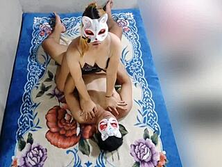 Petite wife gets a wet and wild massage treatment