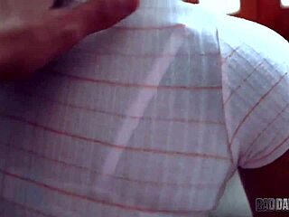 Gina Valentina is a stepdaughter who is curious about a cock