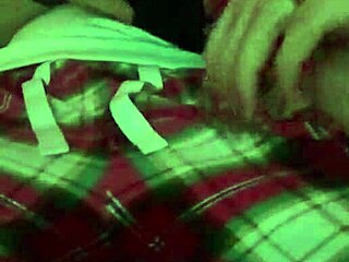 Married woman hides her face during oral sex on camera