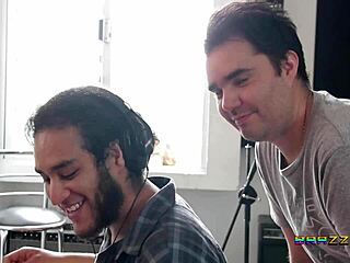 guy teases trans ladyboy with monster cock in gay scene 😈