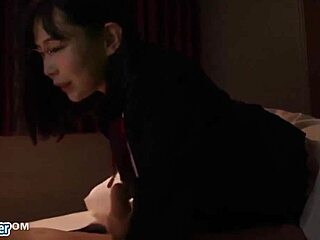 Damn, Cute Asian Babe Fucked Hard at Night and Morning Again!