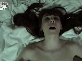Michelle Anthony, a redhead with an amazing body, seduces her stepfather Seth for a hot scene
