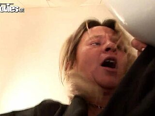 German Granny Shaves Pussy for Plumber's Hard Ride