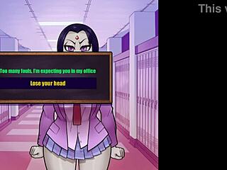 Raven, the schoolgirl gets her ass fucked hard