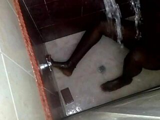Steamy shower encounter with friend turns into a wild bathroom romp