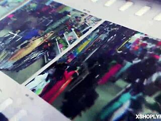 i punished sexy shoplifter allie addison with monster cock blowjob at office