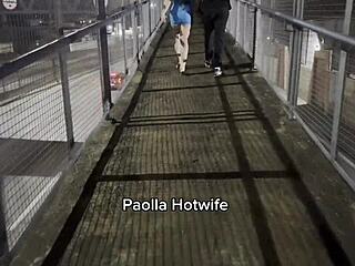 Black cock lover for hotwife Paolla in doggystyle action