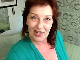 Redheaded Dawn's Fantasy Giantess Shrinks And Masturbates Him Back Out