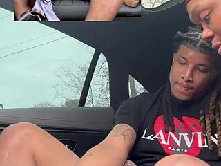 ebony girl sucks dick for sneakers