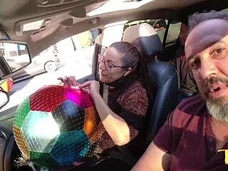 victoria dias and rob carvalho in outdoor brazilian street chaos