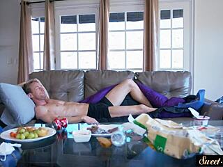 stunning stepdaughter drilled in wild poses during fantasy roleplay