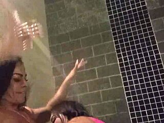 Three Brazilian Beauties Enjoy Hot Tub Hydromassage: Pamela Pantera, Melissa Pitanga, Belinha Baracho