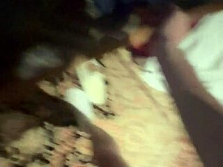 Latina squirts hard in interracial party scene