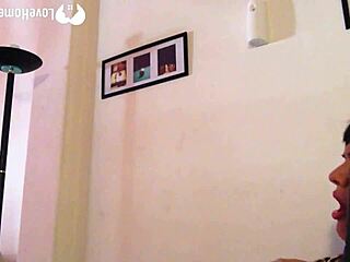 Naughty Babysitter Teases Wildly with Her Sexy Thong Body!