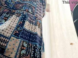 Wonderful Italian stepmom with hairy pussy in public store, intriguing sight