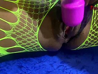 Vera Satisfies Herself with Toy and Big Ebony Dick