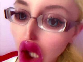 Huge Pink Lips Dollification Transformation