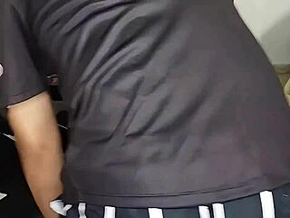 At home spending time with my step-nephew part 1