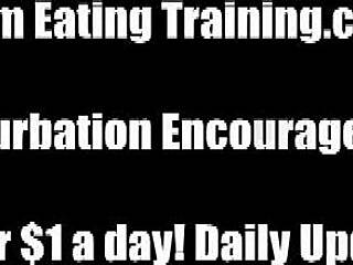 i play with myself then eat my cum cei