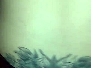 wife bent over in red thong shaking big ass for doggystyle with prostitute