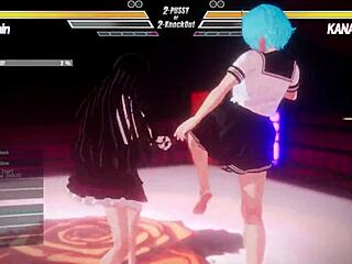 lesbian battle 7 with fingering and assfucking