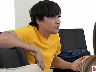 Petite teen 18+ and hot stepsis let big cock stepbrother fuck them