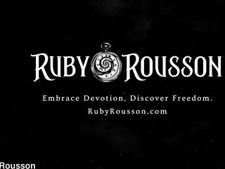 Ruby Rousson, are you forever owned as my slave?