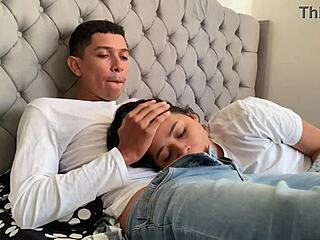 Padrastro pervertido, shoving that huge cock in my mouth till he bursts!