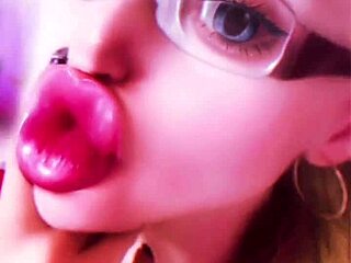 Huge Pink Lips Dollification Transformation