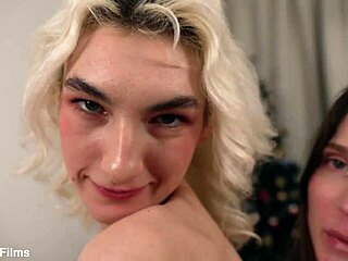 Petite babes have rough anal orgy and facial finish