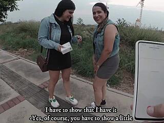 Muff diving and cunilingus with an amateur Latina couple