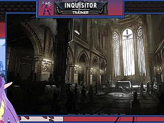 the inquisitor gets an orgasm from big cock