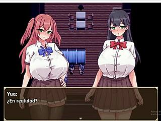 The great yokai in haunted halls with bunny and cow outfits